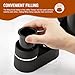 GARLIFUR Reusable Coffee Capsule Refill Kit for Nespresso Vertuo Pods with 52 Pcs Aluminum Foil Seals Lids, Refillable Coffee Pod Tool (Foil Cutter, Foil Sealer, Filling funnel, and Tamper)