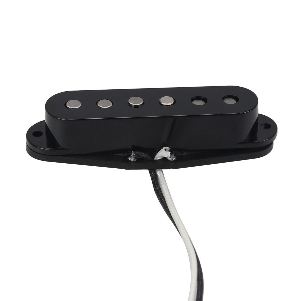 FLEOR Single-Coil-Tonabnehmer Alnik 5 ST -Pickup Versetzte Gitarrenhals-/Mitten-/Steg-Tonabnehmer für SQ ST Pickup-Ersatz, schwarz
