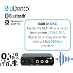 BLT-HD aptX HD Bluetooth Receiver, Hi-Fi Bluetooth v5.1 Audio Adapter with TI DAC,Analog RCA Output, Digital Coaxial and Optical Output with Enhanced Working Range - Image 5