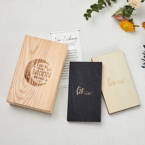 Aw Bridal Rustic Wedding Vow Books For Wedding Decorations, 6.1'' X 3.3'' Ivory His And Her Vows Book Journal Notebook| Bride And Groom Gifts, Marriage Wedding Engagement Gifts For Couples Unique 2023 #TOP11