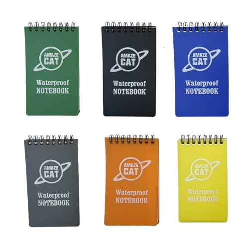 Carnet de notes de poche étanche tout temps petit bloc note imperméable police et chantier