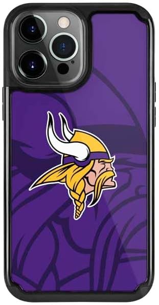 Skinit Cargo Phone Case Compatible with iPhone 13 Pro - Officially Licensed NFL Minnesota Vikings Double Vision Design