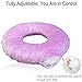 Piercing Pillow Ear Pillows Donut with Hole for Ear Pain CNH, Piercing, Pain Relief Sleeping, Pressure Sore, Side Sleepers, Headphones Minky Dot Lavender
