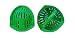 AquaLogix Green High Speed Omni-Directional Aquatic Bells - Upper Body Pool Exercise Equipment - Includes Online Demonstration Video with 30 Sample Exercises (Bells Pair LRGBS)
