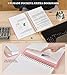 Pink Spiral Notebook Journal, 360 Pages College Ruled Notebooks, Lined Thick Journals for Women Men,B5 Big Spiral Notebooks with 100GSM Paper, Spiral Bound Journal for Writing Work School 7.6