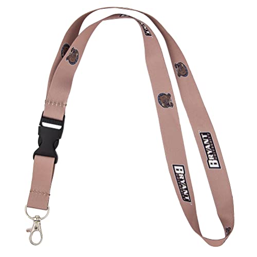 Desert Cactus Bryant University Lanyard Bulldogs Car Keys ID Badge Holder Keychain Detachable Breakaway Snap Buckle (Gold)