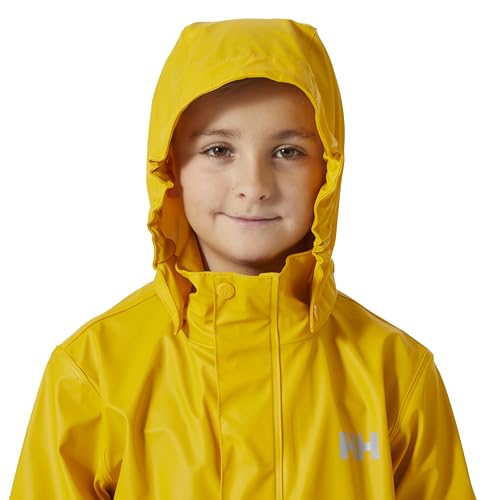 Image of Helly Hansen Junior Moss Jacket - Unisex Coat with HELOX, YKK Zipper, Detachable Hood, Adjustable Cuffs & Hem, Hand Pockets