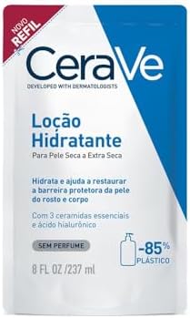 CeraVe, Loção Hidratante Corporal, com textura Fluida e Ácido Hia...