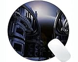 Einzigartige runde Mausunterlage Mousepad, rutschfeste Gummibasis Mousepad der Raum-Themen