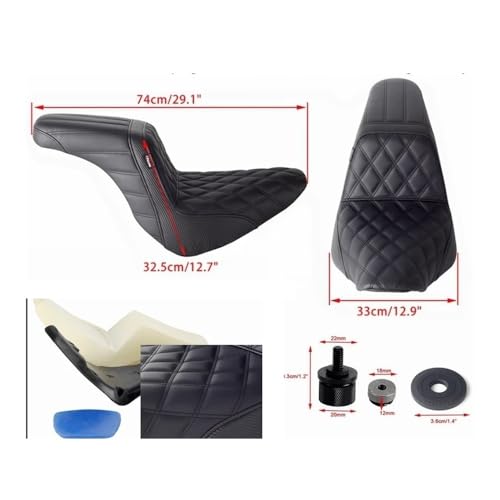 Asiento pasajero trasero Softail para rutas largas de fin de semana 7