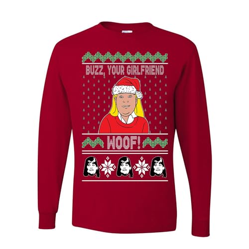 wild custom apparel Home Alone Kevin! Missing Ugly Christmas Mens Long Sleeves