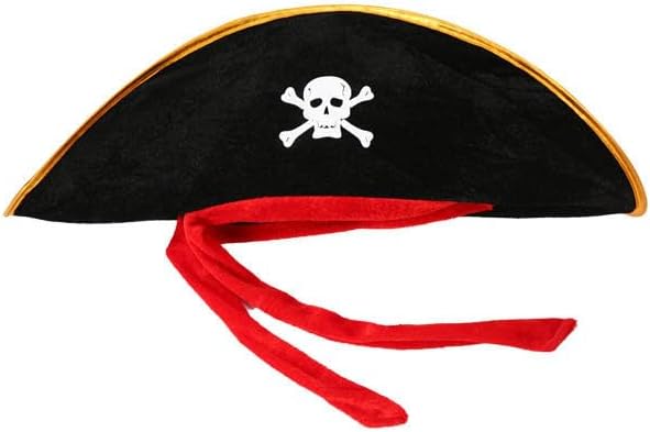 Halloween Hat Adult Party Pirate Hats Caribbean Pirate Cap - Image 3