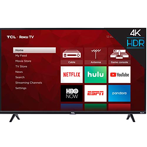 TCL 43S425 / 43S423 43-Inch 4K Ultra HD Smart Roku LED TV (2018) (Renewed)
