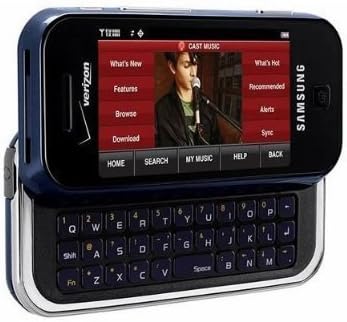 Samsung Glyde U940 with slide-out QWERTY keyboard extended