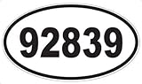 US Decal, Inc. Number 92839 Oval Sticker