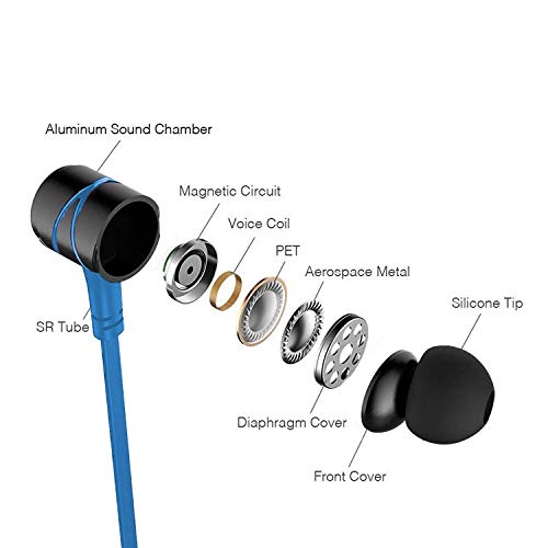 Image of Ant Audio W56 Wired in Ear Earphone with Mic (Blue)