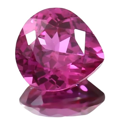 Saphir naturel violet rose de Ceylan taillé en cœur pour création de bijoux d'exception