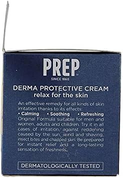 PREP: كريم Derma الواقي ، خالي من البارابين 2.53 أونصة سائلة (75 مل) جرة [استيراد إيطالي]