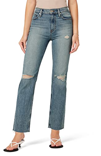 HUDSON Women's Remi High Rise, Paperbag, Straight Jean