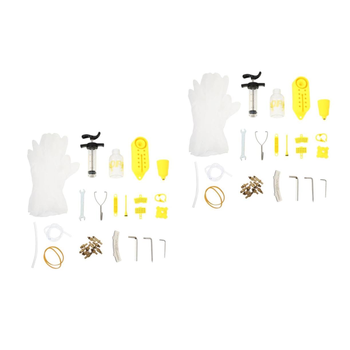 ibasenice Outil D'huile De Frein à Disque Hydraulique Kit De Frein Huile De Frein Vélo Outil De De Graissage Freins à Disque Outil De Purge Kit De Purge Plastique