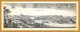  Praga Prag Moldau Tschechien Karlsbrücke Prag Goldene Stadt Merian 1004 Gerahmt