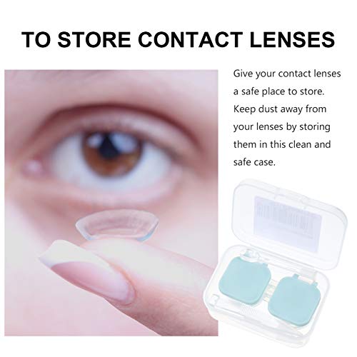 EXCEART Caixa para Lentes de Contato Estojo Portátil para Lentes de Contato Estojo para Lentes Ocula