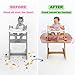 CATCHY -Food Catcher-Compatible with Stokke Tripp Trapp High Chair +11 Other High Chairs-Highchair Sold Separately-Baby & Toddler Food & Mess Catcher-Premium Linen Inspired -Under High Chair Accessory