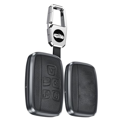 Coque de clé Land Rover LR4 avec porte-clés noir pour protéger votre télécommande au quotidien