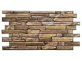 3D PVC Paneele Wandpaneele Wandverkleidung Decke Deckenpaneele PVC-Verkleidung Wandtatto Fliesen Stein Optik (Stone Slate)