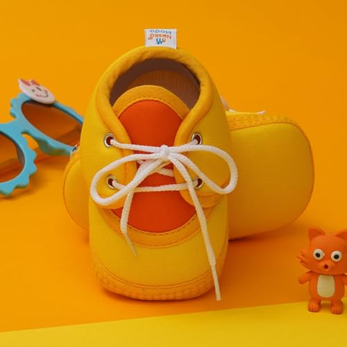 Image of Neska Moda 6 To 12 Months Baby Boys & Baby Girls Cute Soft Cotton Pre-Walker Lace Booties-BT4713