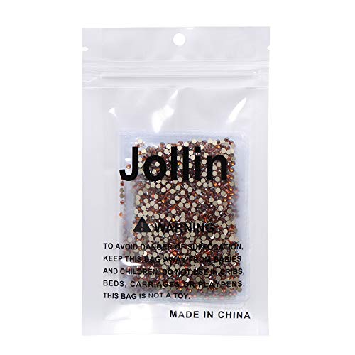 Image of Crystal Flatback Rhinestones Gems for Crafts 2.4mm SS8, Amber | Glue Fix, 2880pcs Glass Rhinestones for Bedazzling, Clothes, Tumblers, Nail Art, Shoes, Bags, Caps & Accessories Decoration