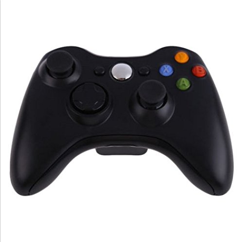 Black WIRELESS Full Vibration Feedback Game Controller Gamepad Joystick For Windows XP/7/8/8.1 XBOX 360 Console PC Game Not Support For Playstation