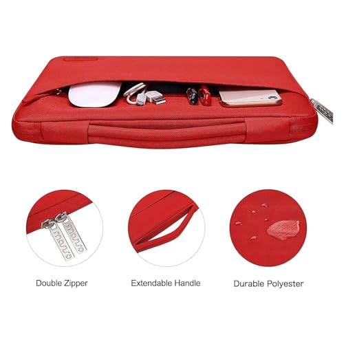 MOSISO Compatible with MacBook Air 13 inch Case M5 M4-M2, Red by MOSISO - Used condition - Image 5