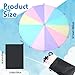 Arrowbash 1 Pcs Kids Play Parachute 12 ft Rainbow Pastel Parachute Toy Tent Game for Children Gymnastics Cooperative Play and Outdoor Playground Activities