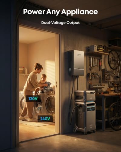 Image of Anker SOLIX F3800 Plus Portable Power Station and Smart Generator 5500