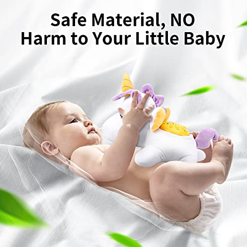 Baby Sleep Soothers, Stuffed Animal Night Light With 21 Music & 12 Natural Sound Effects, Light Up Baby Toys Newborn Baby Musical Toys For Infant Babies Boys & Girls Toddlers 0 To 36 Months, 14'' #TOP4