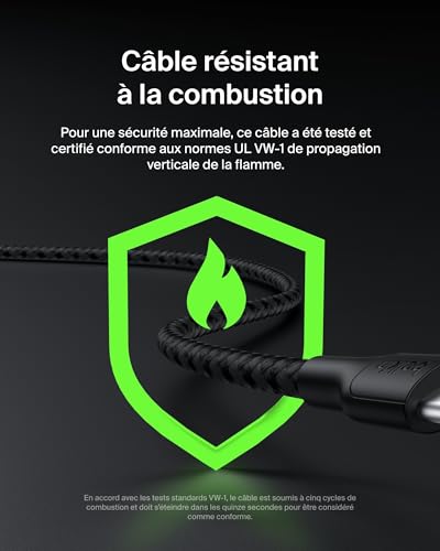 Belkin Câble BoostCharge Pro USB C vers USB C renforcé 3 - vue 9