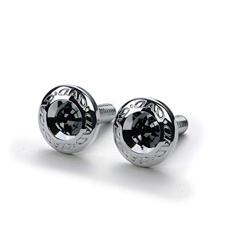 D.A.D ジュエリー ナンバープレート エンブレム II ジェットヘマタイト (2個入り) SB183-03