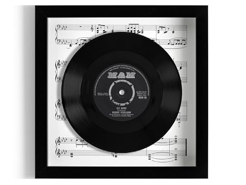 Image of Gilbert O'Sullivan "Get Down" Framed 7" Vinyl Record UK NUMBER ONE 1 Apr - 14 Apr 1973