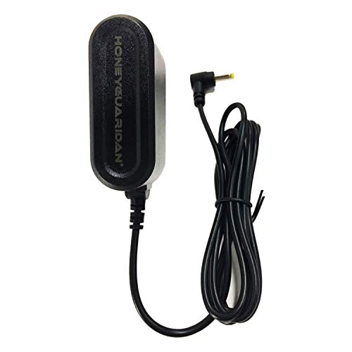 honeyguaridan DC Adaptateur européen pour fontaines pour Animaux de Compagnie, câble d'alimentation USB 4.0/*1.7mm câble de Charge Cover