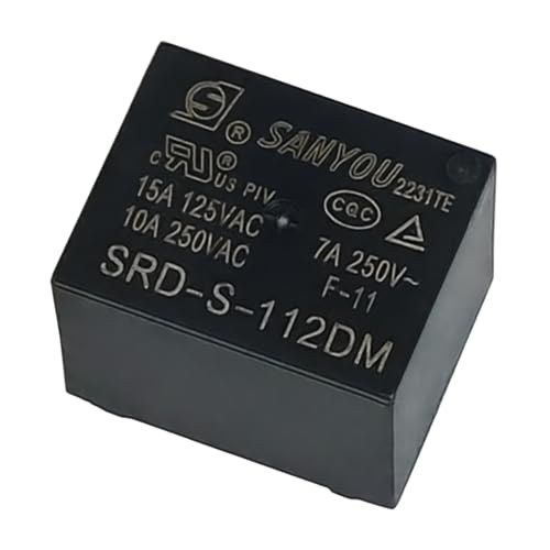 SRD-S-112DM 12VDC 15A 4Pins Water Heater Air Conditioner Relay