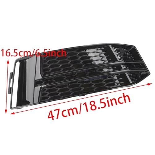 Rejillas de lámpara antiniebla delantera en cromo para carrocería A4 B9 2016-2018 8W0807681F 2