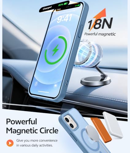 Image of FNTCASE for iPhone 12 / 12 Pro Case, with Screen Protector, Fit for Magsafe