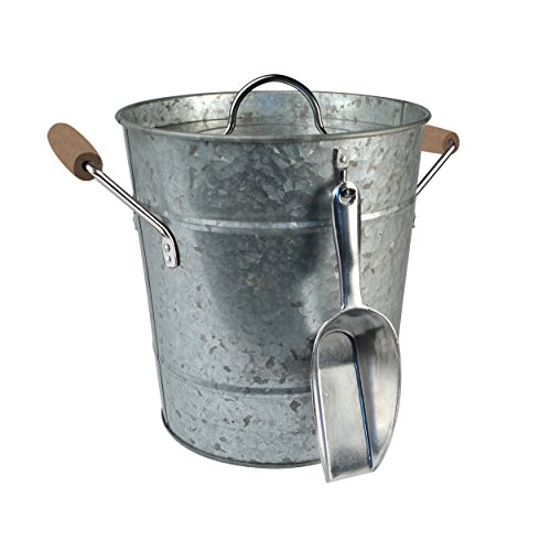 artland punch bowl - Artland Masonware Ice Bucket with Scoop, Galvanized, Metal