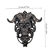 Horned Skull Door Knocker Skeleton Head Gothic Doorknocker Decor for Front Doors S