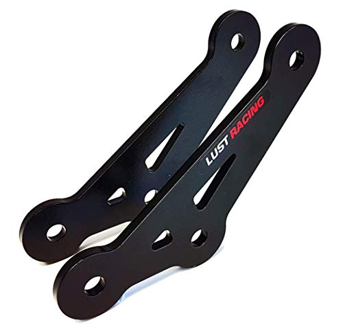 LUST Racing LR-LK-SSSK-KAW-Versys-1000-SE-19-on-30L Kawasaki Versys 1000 SE Lowering 2019 en adelante y Sidestand Spacer Kit, color negro Cover