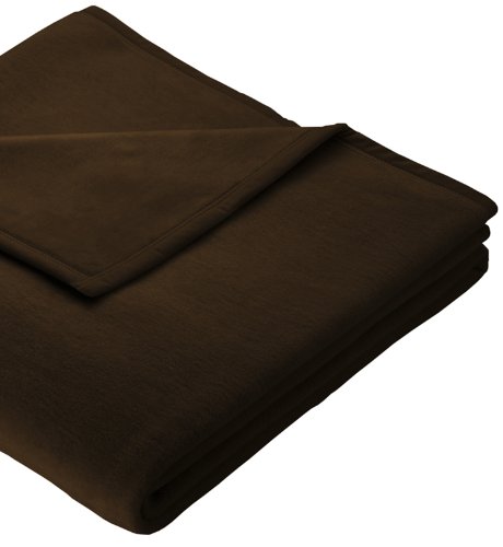 Bocasa Biederlack 240233 Wohndecke | Orion Cotton | Dunkelbraun | 150 x 200 cm