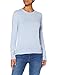 Produktbild Amazon-Marke: MERAKI Baumwoll-Pullover Damen mit Rundhals, Blau (Ocean Blue), 40, Label: L