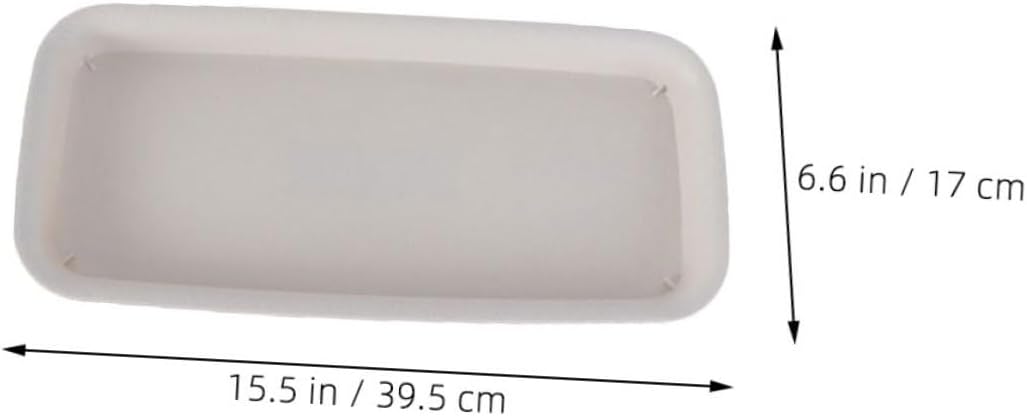 GANAZONO Flowerpot Bottom Trays Rectangular Water Trays for Indoor Plants Potted Plant Trays Drip Trays