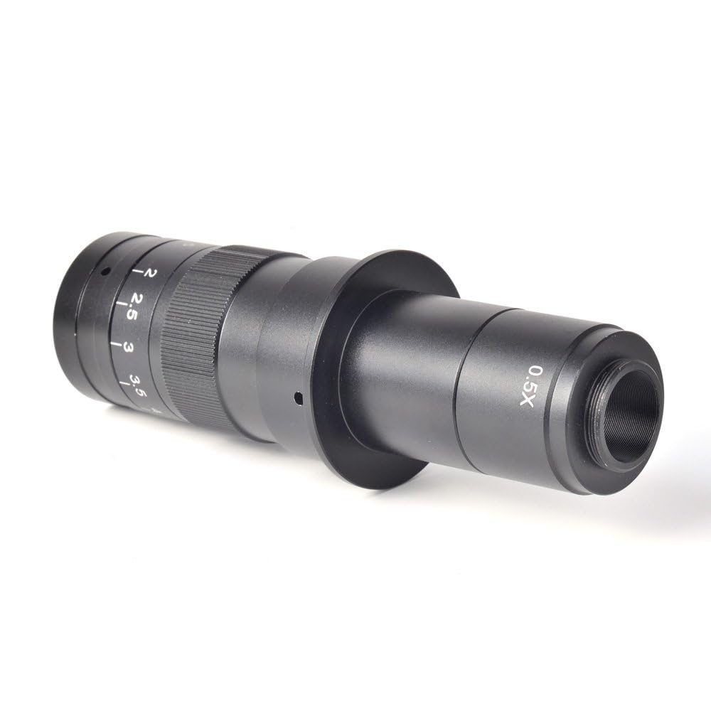 HAYEAR Monokular Max 180x Zoom C-Mount Glasobjektivadapter F/Industrie Mikroskop Kamera Objektiv